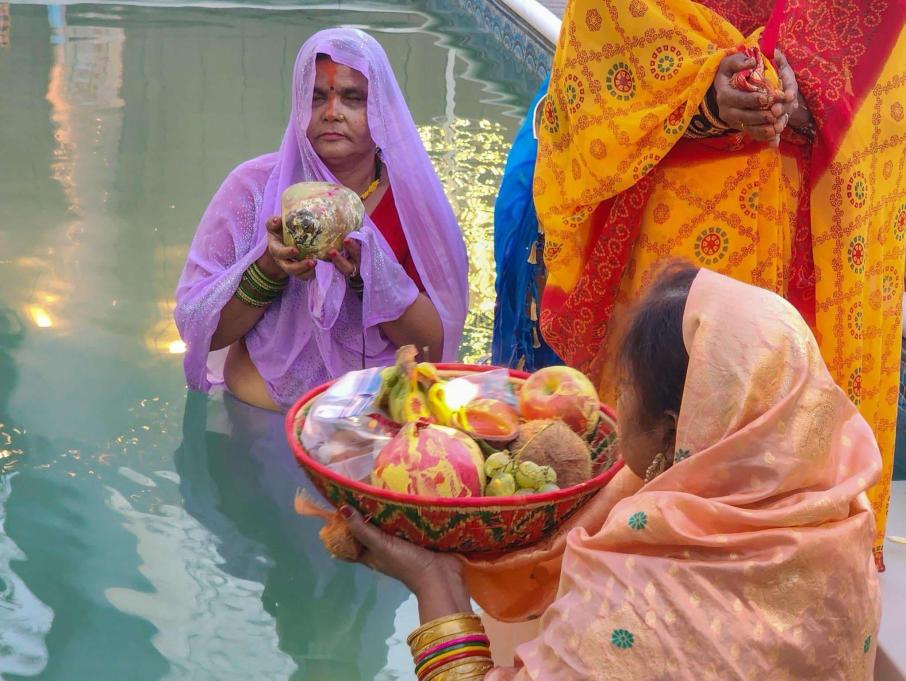 छठ पर्व न्यू योर्कमा पनि मनाइयो